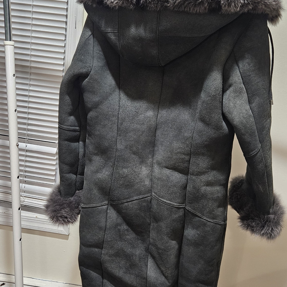 LUXURY KNOLES & GARTER LONDON Shearling Coat - Picture 4 of 7